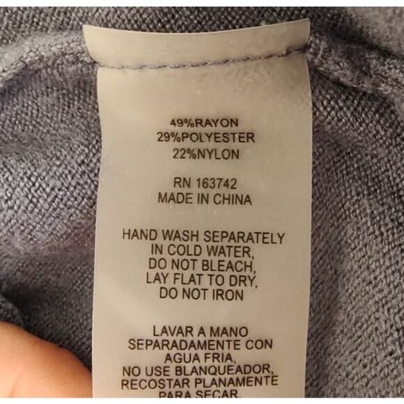 Milano Blue Crew Neck Sweater Large - Picture 5 of 5